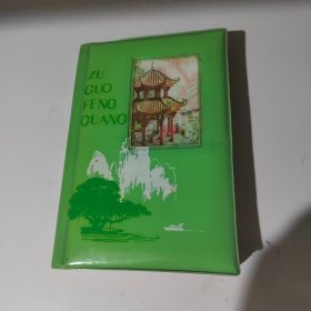 中国风光日记本，写了3页