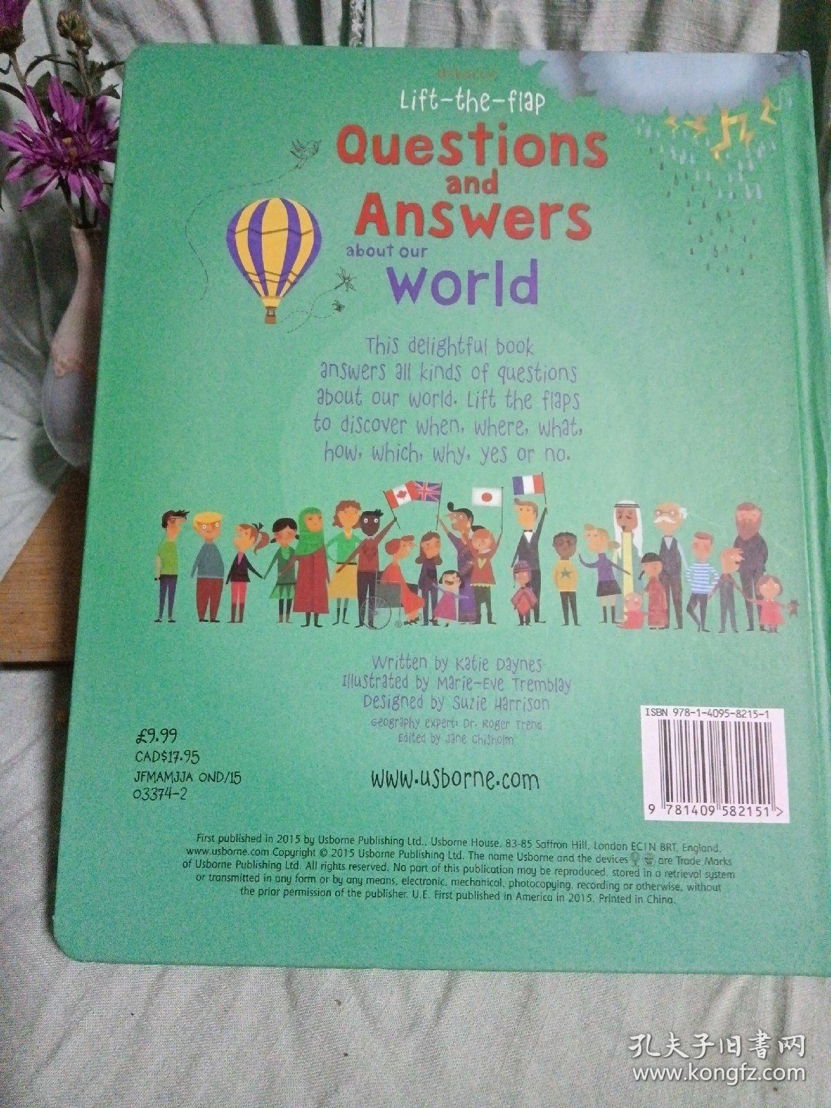 lift the flap questions and answers about our world（绘画本）
