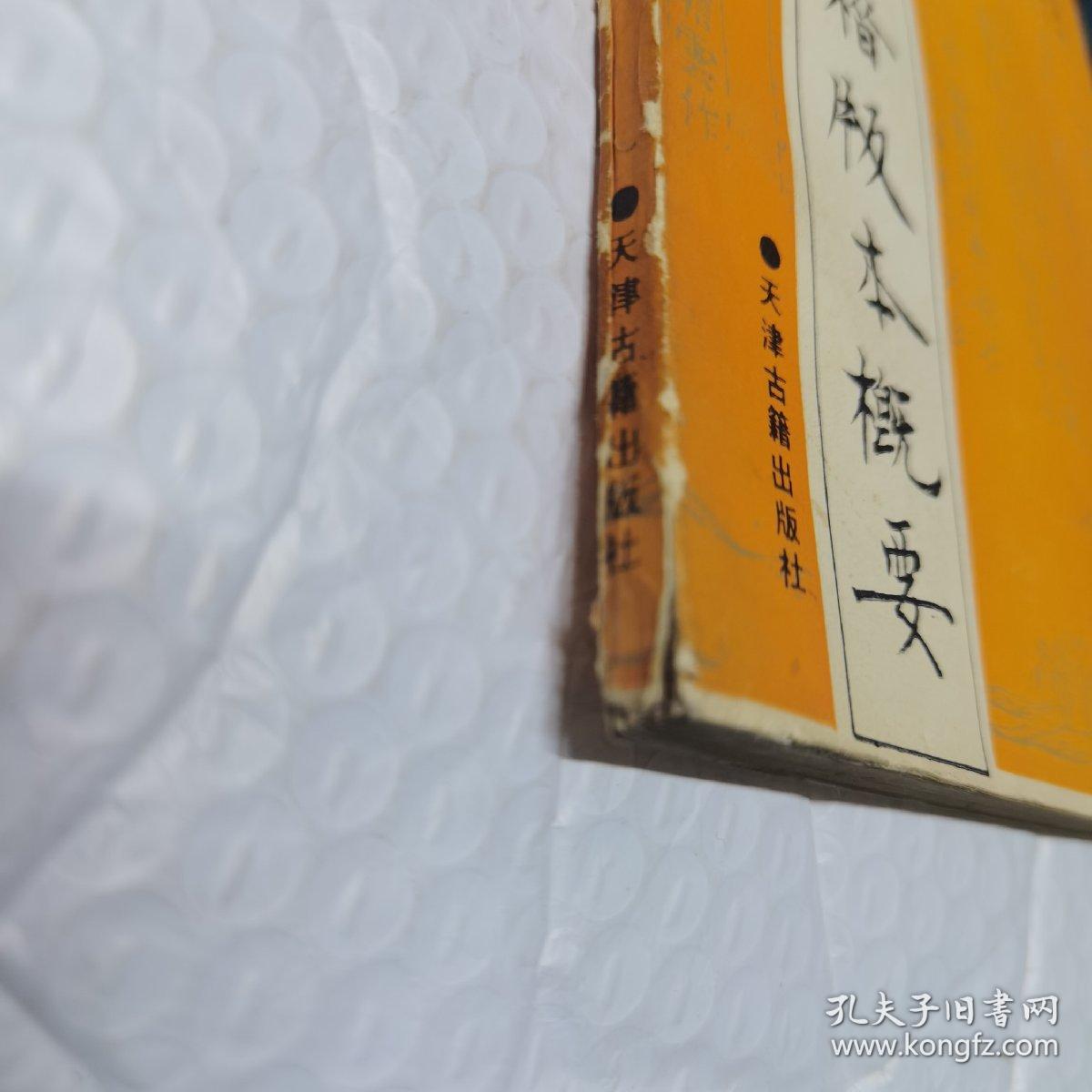 中国古籍版本概要 内页工整无字迹