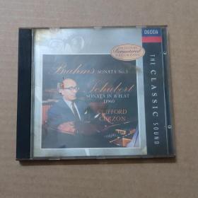 CD：THE CLASSIC SOUND:BRAHMS:SONATA NO.3SCHUBERT:SONATA D960 CLIFFORD CURZON