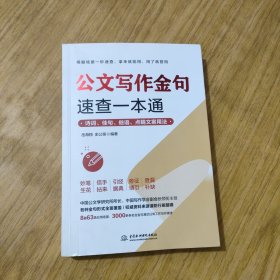 公文写作金句速查一本通：诗词、佳句、俗语、点睛文案用法宝典 公文写作点石成金实用全书 公文写作诗词速查手册精讲 公文写作范例大全 公文写作思维方法与实战 公文写作心法