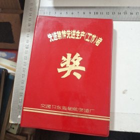 日记本:先进集体先进生产(工作)者 奖