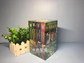 全新塑封指环王霍比特人美版电影封面版绿盒四册平装合集the lord of the ring hobbit trilogy box