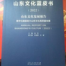 山东文化蓝皮书（2022）山东文化发展报告『数字化赋能助力山东文化高质量发展』