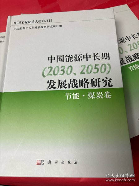 中国能源中长期（2030、2050）发展战略研究：节能·煤炭卷