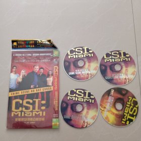犯罪现场调查迈呵密篇、DVD、 4张光盘、1一4季完整版