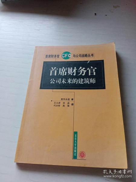 首席财务官公司未来的建筑师——首席财务官与公司战略丛书