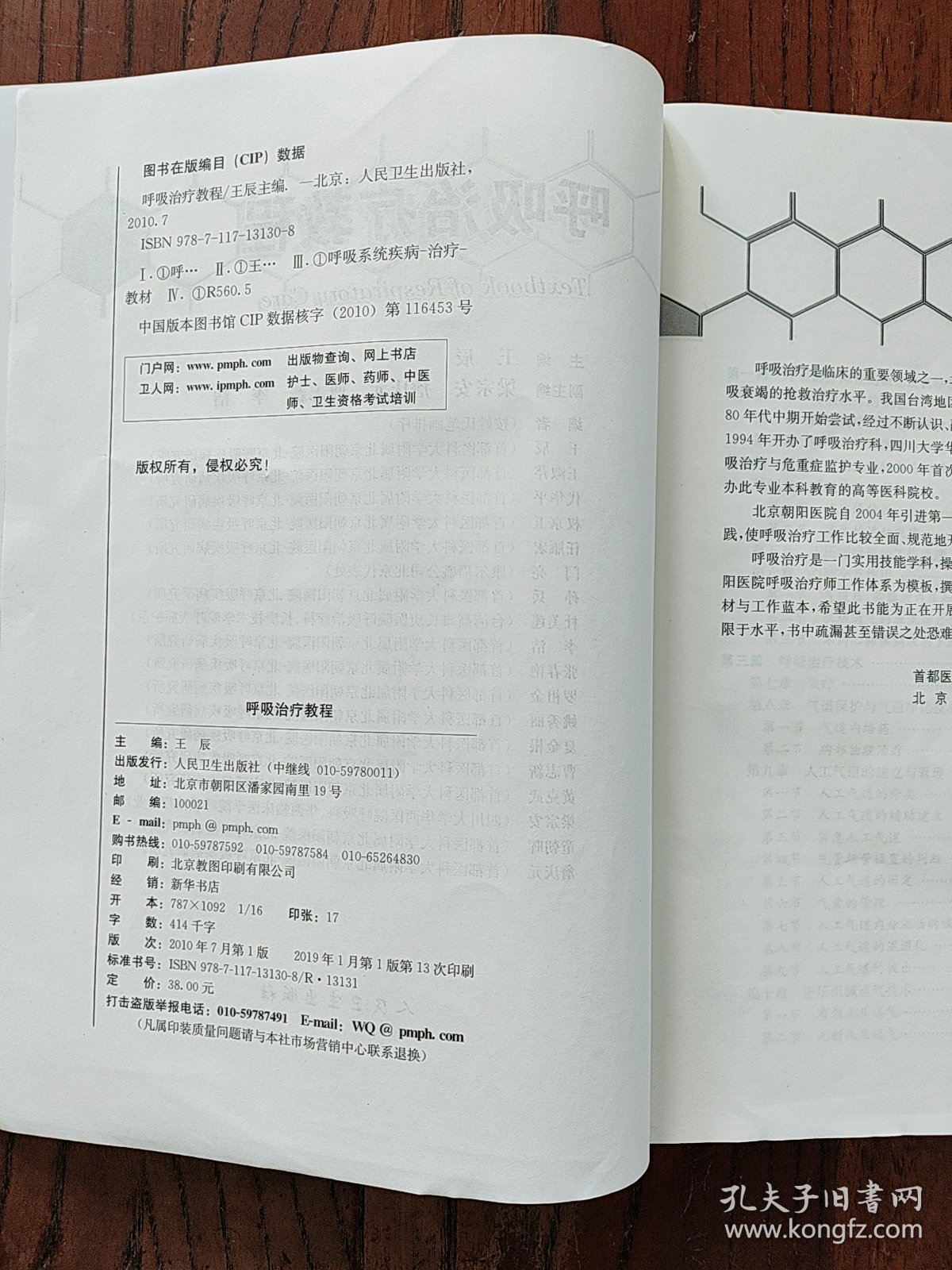 呼吸治疗教程 9787117131308