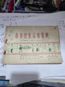 春季卫生宣传资料 1966年创刊，有创刊词