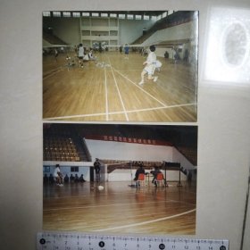 老照片，96郑州铁路局羽毛球比赛
