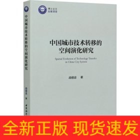 中国城市技术转移的空间演化研究