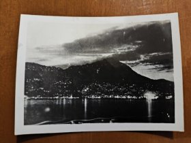 民国时期香港夜景维港老照片