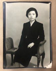 50-60年代初短发气质美女艺术老照片