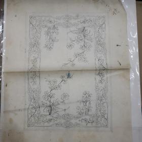 民国时期地毯手绢设计稿13