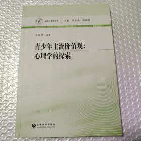 青少年主流价值观：心理学的探索【外观磨损摩擦脏。书口有章。角折痕。内页干净仔细看图】