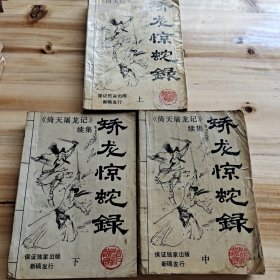 矫龙惊蛇录（上中下）：《倚天屠龙记》续集