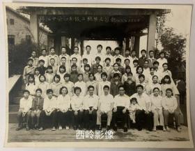 【老照片】（成都）锦江中学初85级二班毕业留影（1985.07）