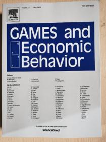 单期可选 games and economic behavior 2019-2021年英文版 单本价