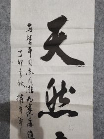 著名书法家 原中书协副秘书长 中书协顾问 权希军书法 天然奇观 原稿真迹保真出售（旧书法软片尺寸135*36厘米）