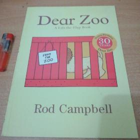 英文原版书：翻翻书《亲爱的动物园》英语原版《dear zoo》培养儿童动物认知 手眼协调