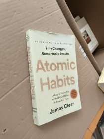 Atomic Habits: An Easy &amp; Proven Way 原子习惯 建立好习惯，打破坏习惯 英文原版 自我提升 管理 Atomic Habits 掌控习惯