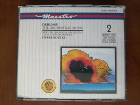 德彪西：管弦乐作品集 原版CD唱片双张 包邮
