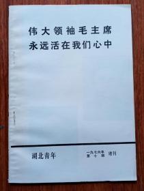 《湖北青年》第十期（毛主席伟大一生专刊）