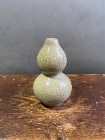宋代官窑葫芦瓶 古玩古董杂项瓷器收藏品摆件一线跑货精品装饰品