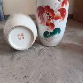 景德镇陶瓷花瓶一对