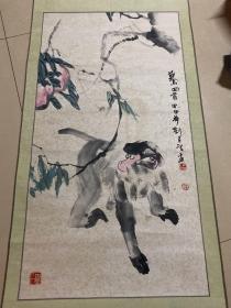 三尺著名猴画家刘景曾甲申猴国画 保真保老