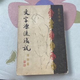 文学源流浅说（释例篇）（79年1印荣宝斋繁体竖版）品如图