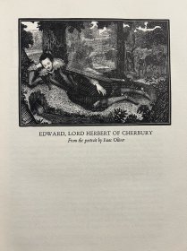 其他私人出版社#22-Gregynog Press-‘The Autobiography of Edward, Lord Herbert of Cherbury’-Walter Horace Bray 9幅精美木刻插图