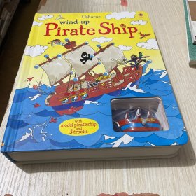 Wind-up Pirate Ship Book (Board Book)海盗船书 轨道书 大精装