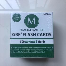 500 Advanced Words：GRE Vocabulary Flash Cards 进阶500词：GRE词汇闪卡 未拆封