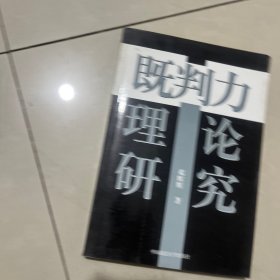 既判力理论研究