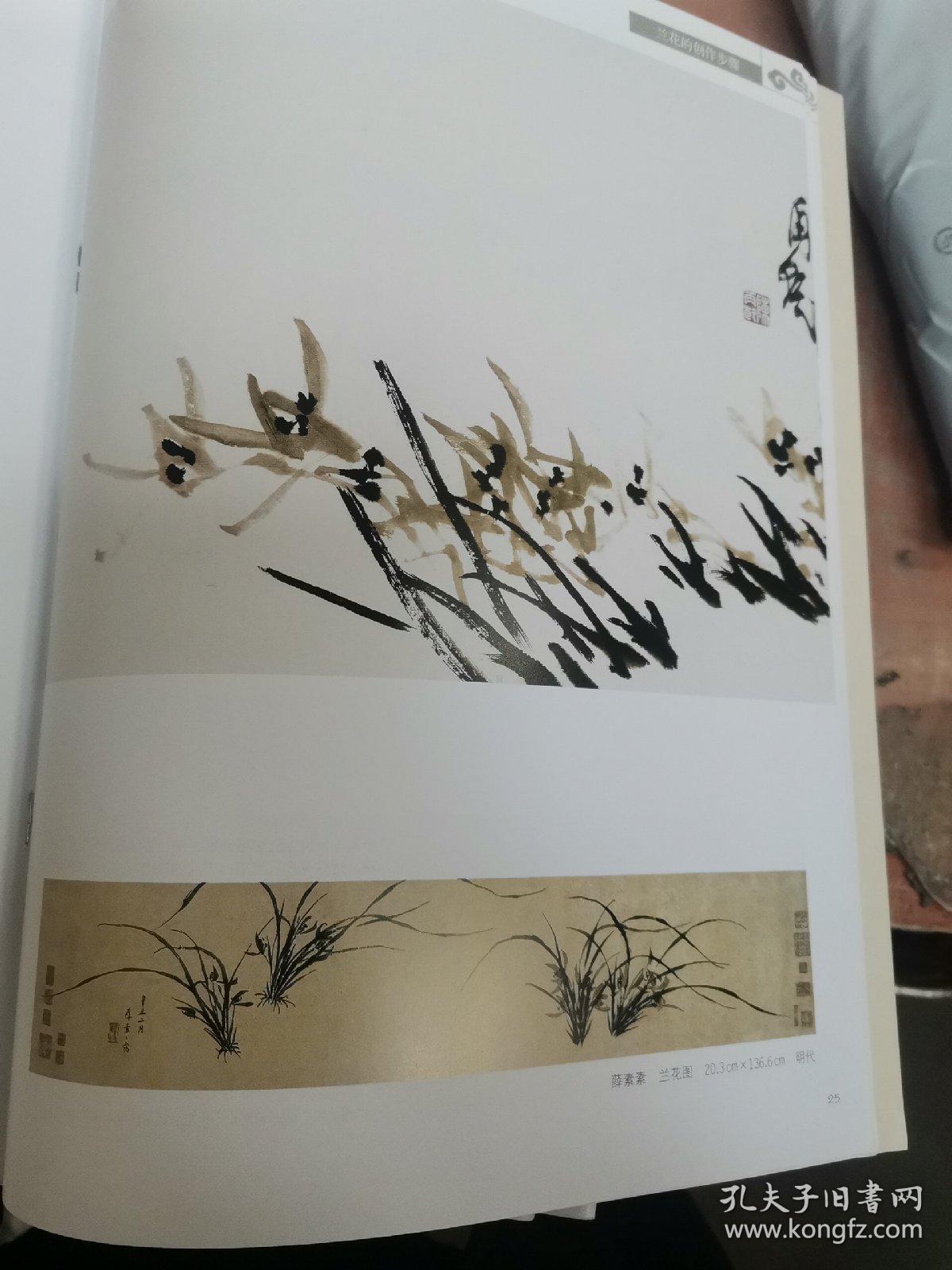 写意花鸟：兰花----学一百通·中国画基础技法丛书