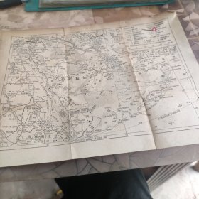 地图一页（大约五十年代