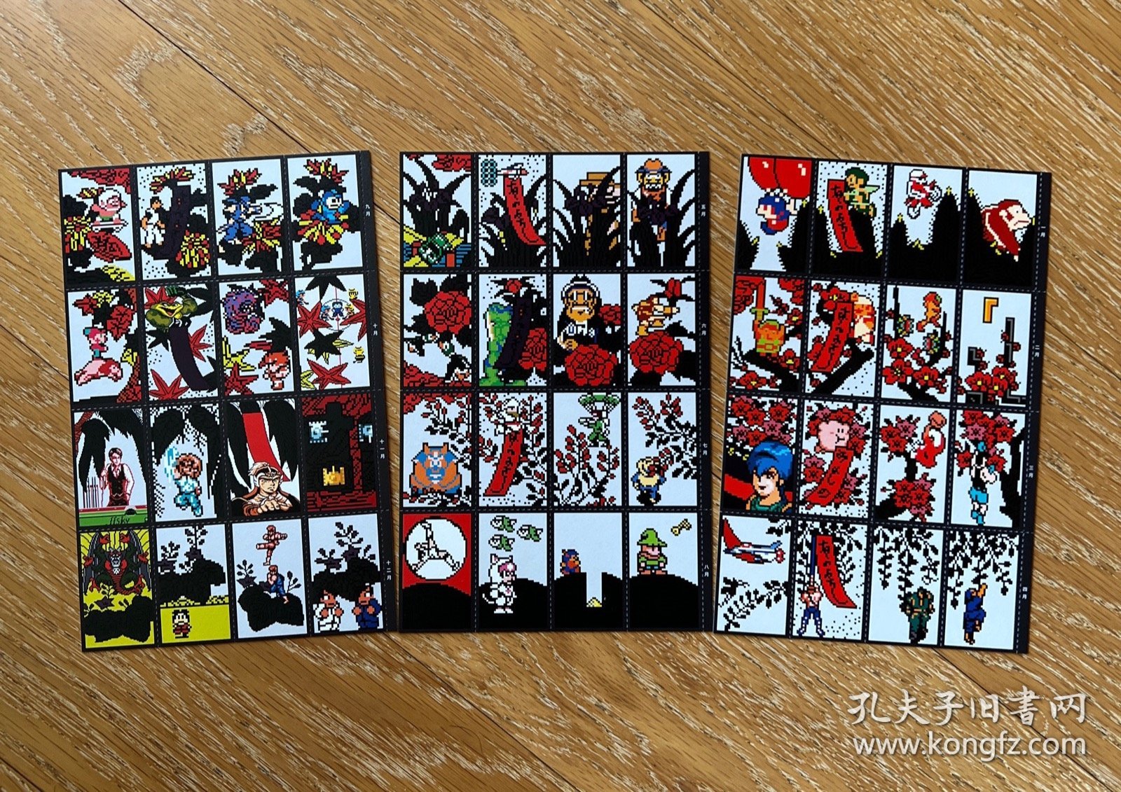 点击查看原图 红白机主题花札1套·日本传统纸牌游戏·御宅学出品