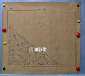 民国上海郊县地图系列3：高桥区沿江一带（沙港）