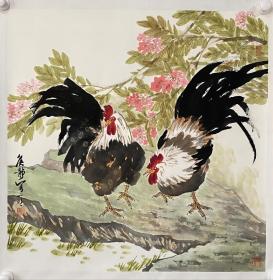 《双鸡图》