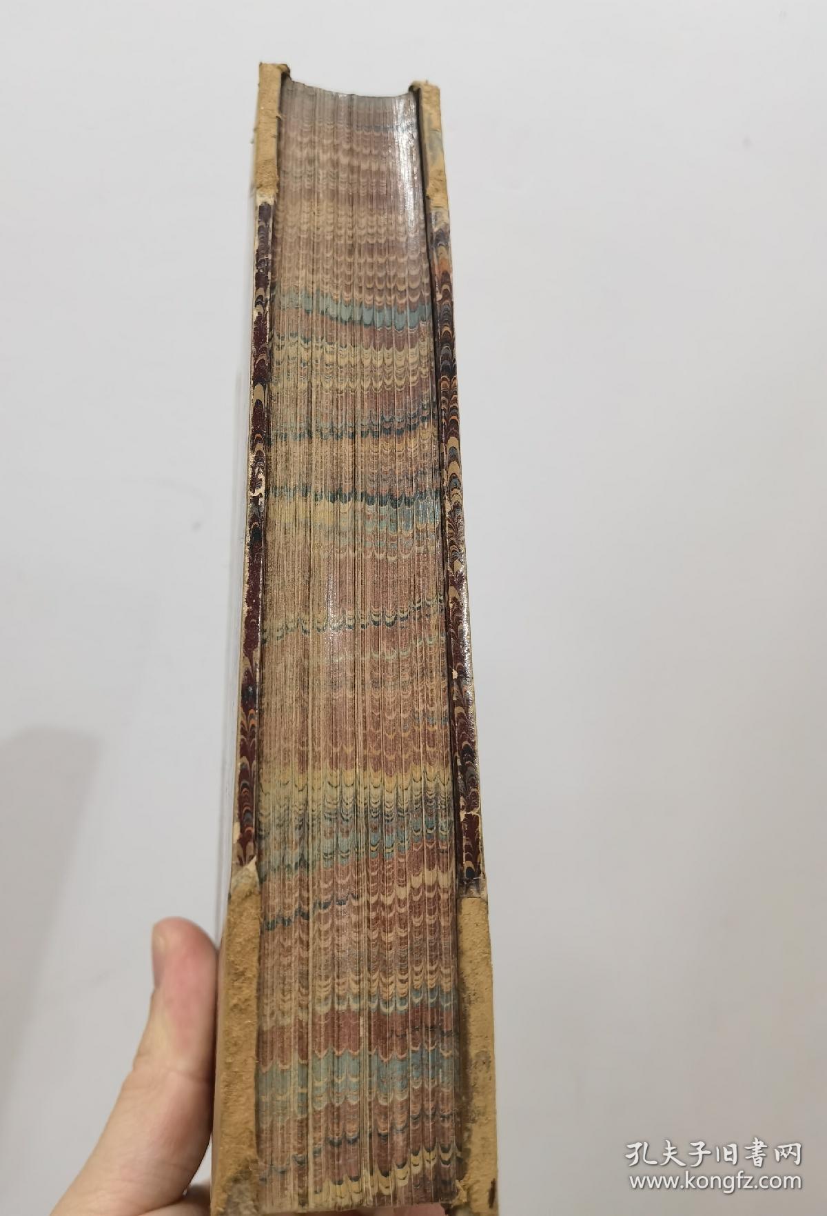 1891年CHARLES DICKENS ：Christmas Books / Hard Time_ 狄更斯《圣诞故事集》《艰难时世》两卷合一册，3/4真皮古董书， 精美版画插图，英文原版