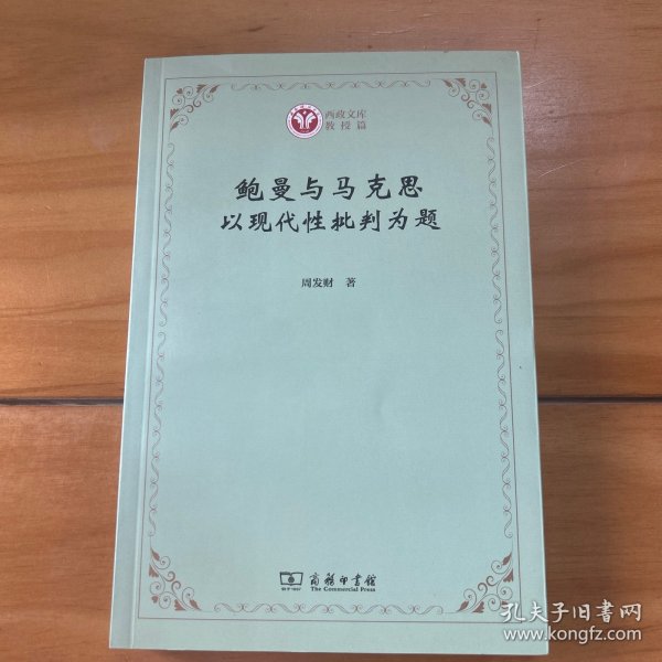 鲍曼与马克思：以现代性批判为题(西政文库)