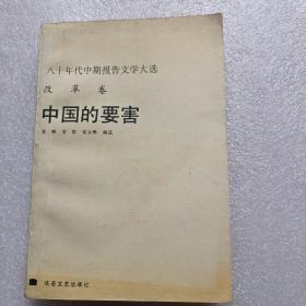 80年代中期报告文学大选改革卷，中国的要害