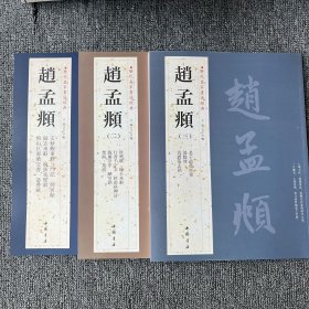 共3册赵孟頫书法精选 历代名家书法经典毛笔字帖 赵孟頫行书