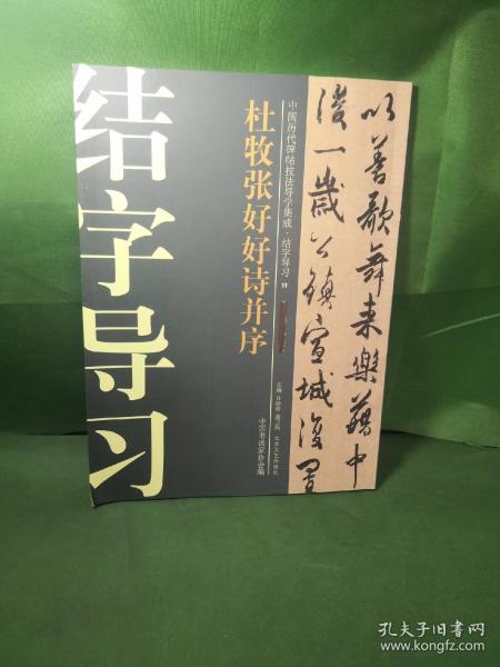 中国历代碑帖技法导学集成·结字导习（11）：杜牧张好好诗并序