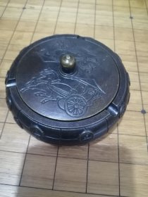 铜象棋烟灰缸