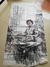 河南名家  万军 国画一幅