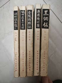 金陵残照记（5册全）