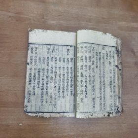 清代木刻医书，中医古籍《养生镜》，后附《痢疾论》，部分虫蛀破损如图