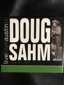 Sir Douglas Quintet主唱，tex-mex音乐代表人物Doug Sahm在austin现场，原版cd盘面完好